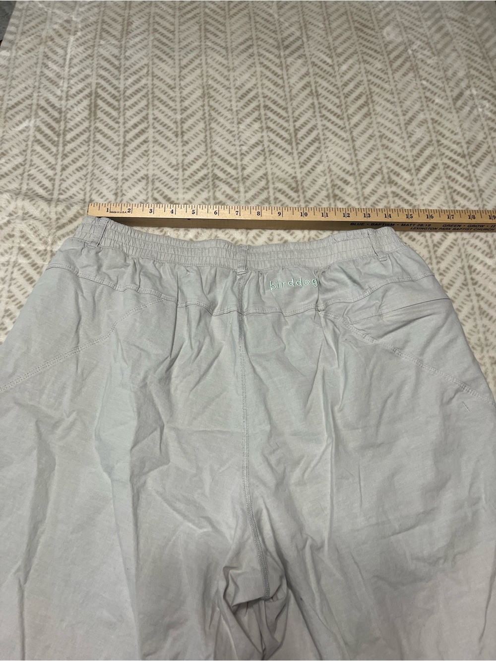 Birddog Light Gray Men’s Elastic-Waist Shorts Xl - Picture 6 of 10